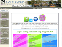 Tablet Screenshot of eaglelandingonline.com